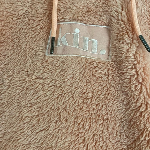 KIN Apparel Teddy Fleece Satin Hoodie - Picture 4 of 10